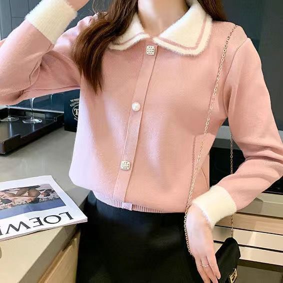 Women 2021 Autumn Winter New Thicken Warm Sweater Tops Female Long Sleeve Solid Jumpers Ladies Casual Knitted Pullovers P504